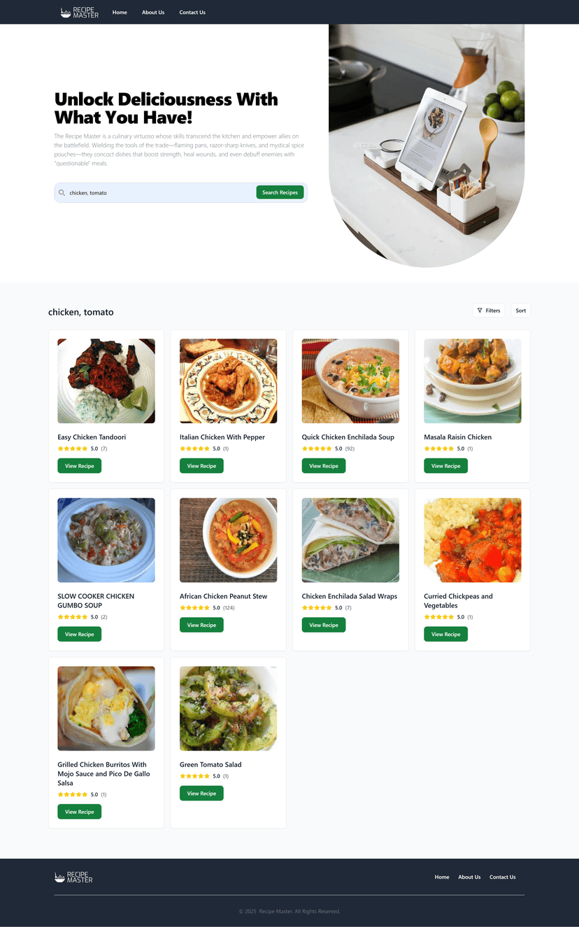 Recipe Master